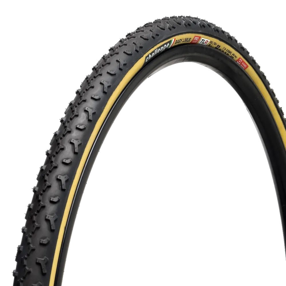 Challenge Baby Limus Pro Handmade Tubeless CX Tyre Tan 300tpi