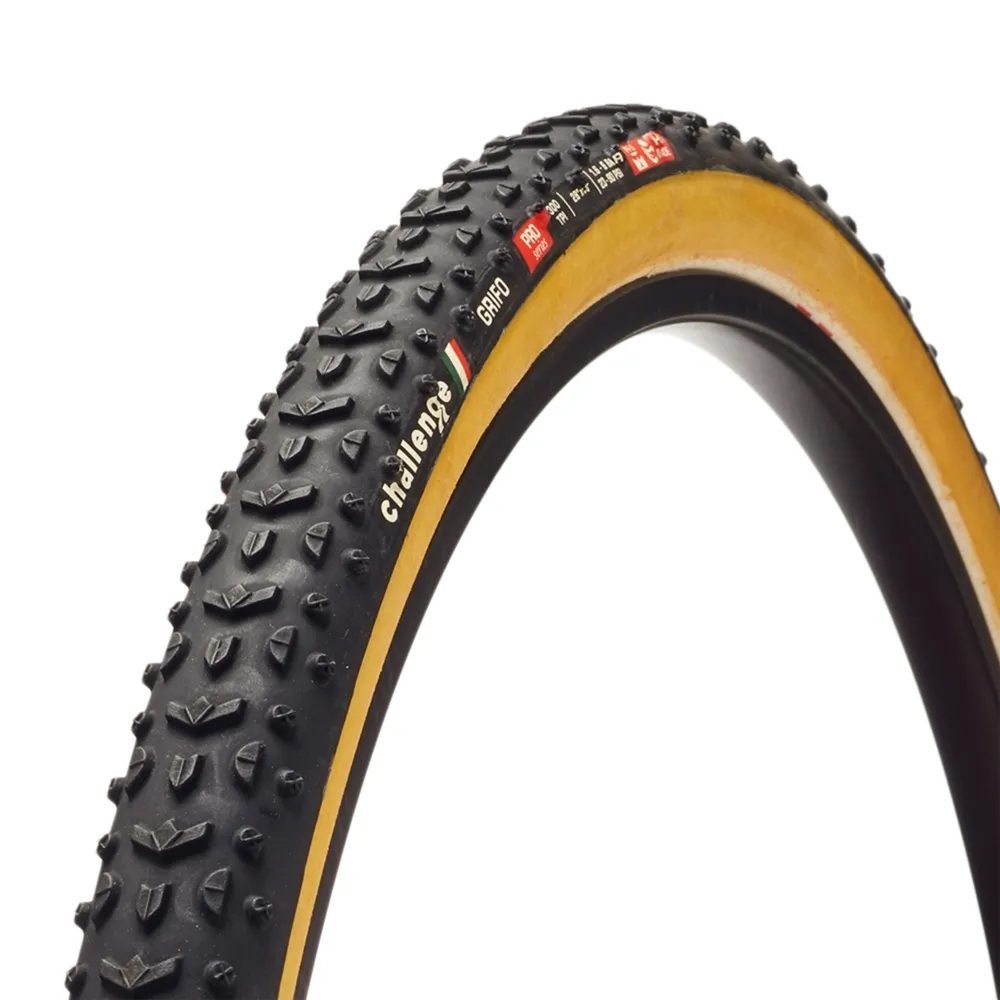 Challenge Grifo Handmade Pro Tubular CX Tyre Tan 300tpi