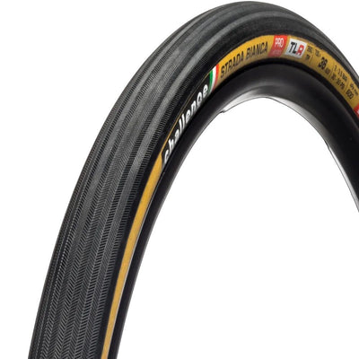 Challenge Strada Bianca Pro Handmade Tubeless Gravel Tyre Tan 260tpi