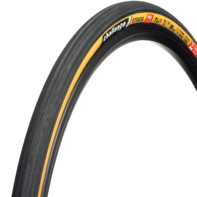 Challenge Strada Pro Handmade Tubeless Tyre Tan 300tpi