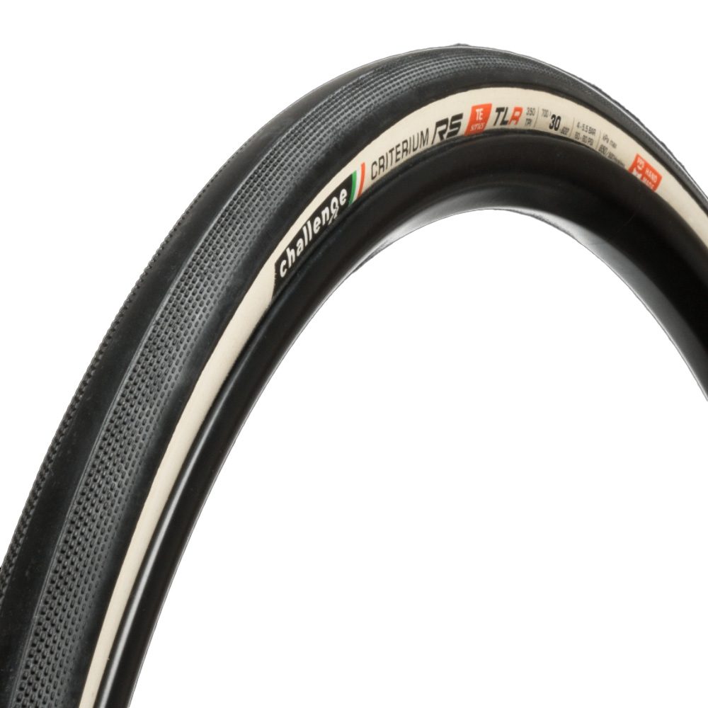 Challenge Criterium RS Handmade Tubeless H-TLR Road Tyre White 350tpi