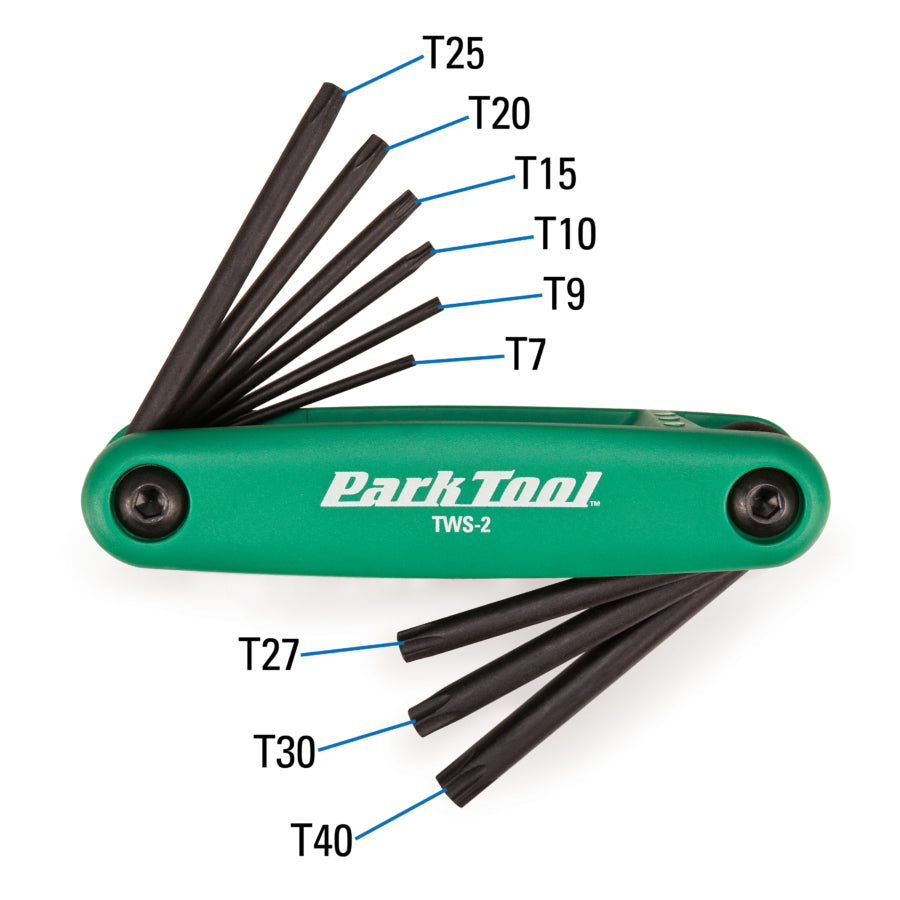 Park Tools FWS-2 - Fold-up Wrench set