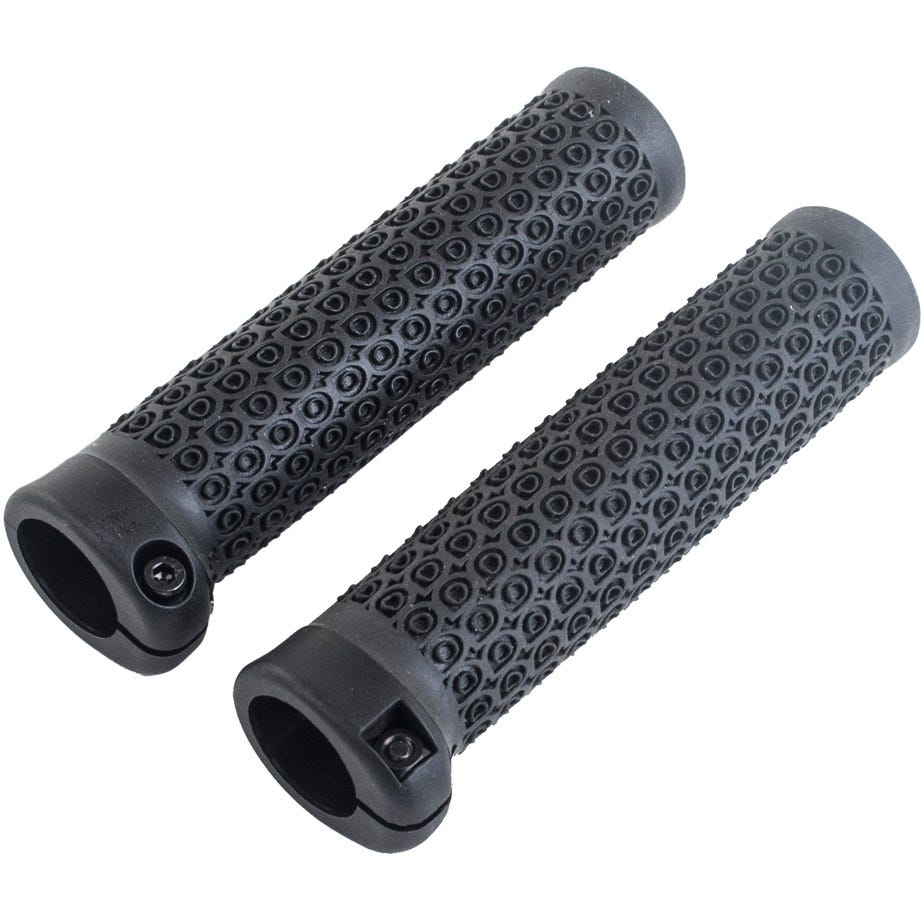 M Part EcoVice Handlebar Grips 3D Circles Black