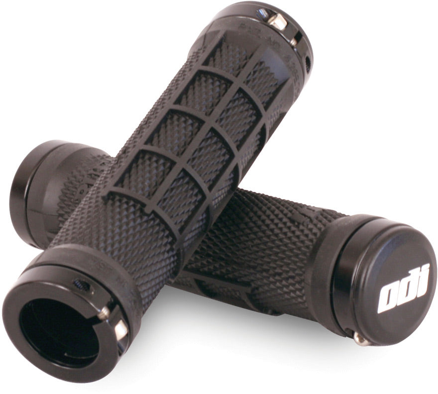 ODI Ruffian MX MTB Lock On Handlebar Grips 130mm - Black / Black