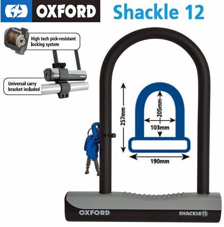 Oxford LK330 Shackle 12 Lock